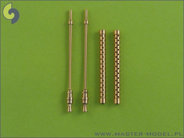 Master AM-24-002 German aircraft machine gun MG 17 barrels (2pcs) 1/24