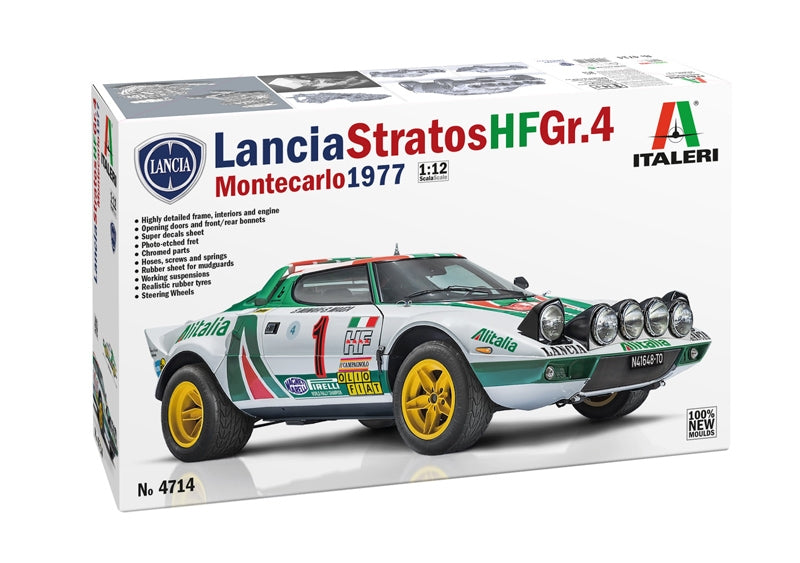 Italeri 4714 Lancia stratos HF Gr.4 Monte Carlo 1977 1/12 – immagine 2