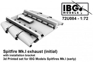 IBG 72U084 Spitfire Mk.I exhaust (initial) 1/72