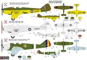 Kovozavody Prostejov KPM0284 Miles M.2H Hawk Major « En service militaire » 1/72 – image 2
