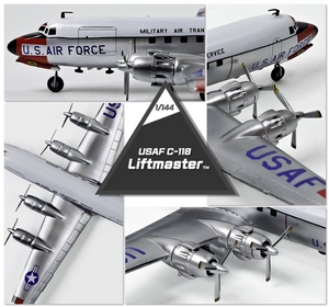 Academy 12634 USAF C-118 Liftmaster 1/144 – image 3