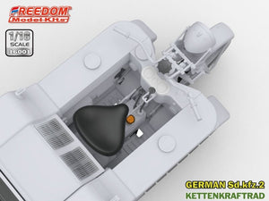Freedom 16001 Sd.Kfz. 2 Kettenkraftrad Typ HK 101 1/16 – imagen 12