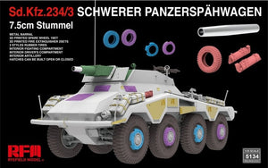 Modèle de champ de seigle 5134 Sd.Kfz. 234/3 Schwerer Panzerspahwagen 7.5cm Stummel 1/35 – image 2