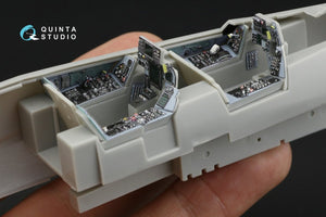 Intérieur imprimé en 3D et coloré sur papier décalcomanie Quinta Studio QD48180 F-14D (Hasegawa) 1/48 – image 4