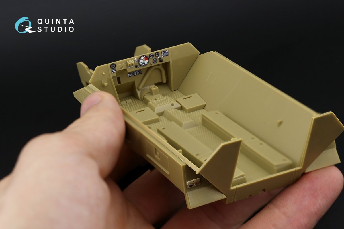 Quinta Studio QD35050 SD.KFZ.251 Family 3D-Printed &amp;amp; coloured Interior on decal paper ( Tamiya ) 1/35 – immagine 4