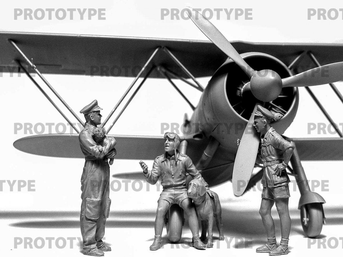 ICM 32110 Italian Pilots in tropical uniforms 1/32 – imagen 2