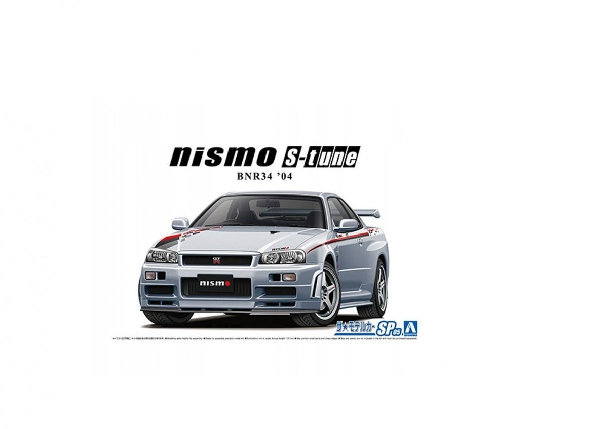 Aoshima 06607 Nissan BNR34 Skyline GT-R Nismo S-Tune '04 1/24