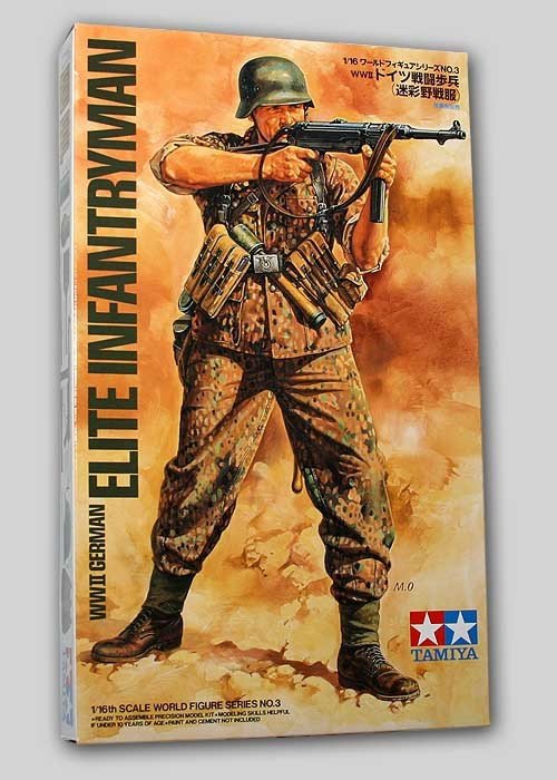 Tamiya 36303 Soldat d&amp;#39;élite allemand (1/16)