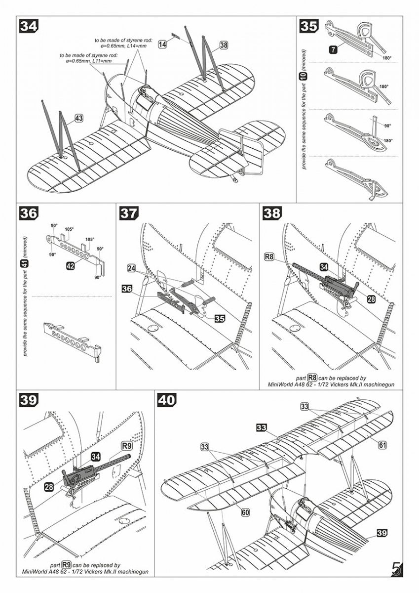Armory Models 48001 Fairey Flycatcher British interwar FAA Fighter, early version, w/ Jaguar-III engine 1/48 – Bild 22