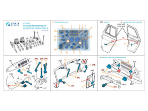 Quinta Studio QT43002 UAZ-469 detailing set (Zvezda) 1/43 – imagen 11