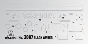 Italeri 3897 SCANIA R730 BLACK AMBER 1/24 – Bild 14