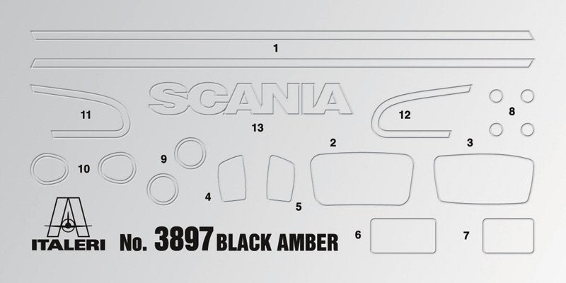 Italeri 3897 SCANIA R730 BLACK AMBER 1/24 – Bild 14