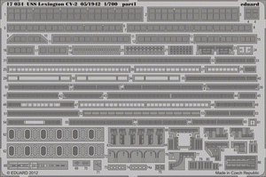 Eduard 17034 USS Lexington CV-2 05/1942 TRUMPETER 1/700 – imagen 2