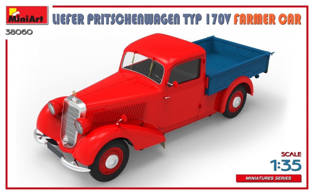 MiniArt 38060 LIEFER PRITSCHENWAGEN TYP 170V FARMER CAR 1/35 – imagen 3