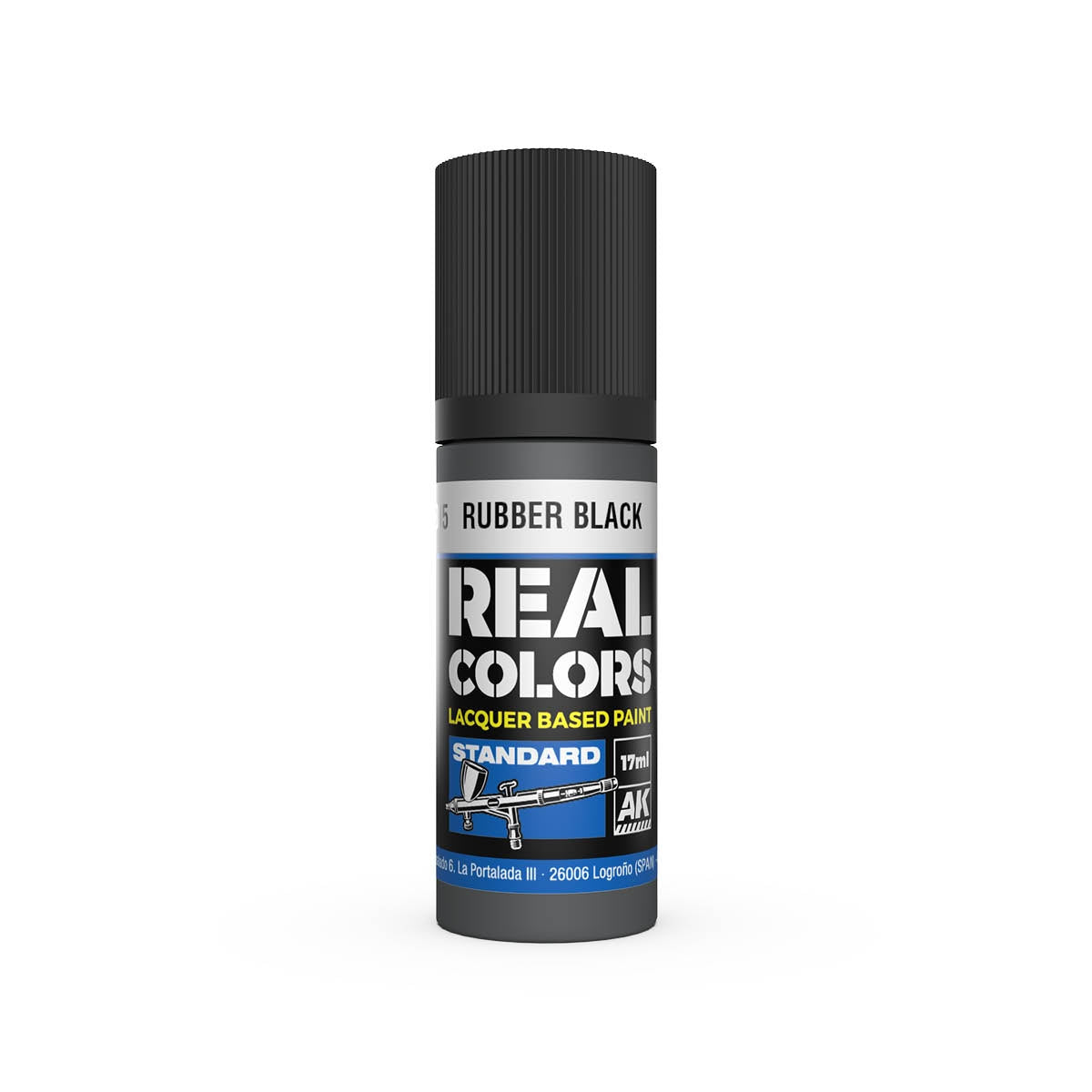 AK Interactive RC805 Rubber Black 17 ml – immagine 2