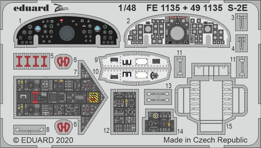 Eduard BIG49277 S-2E for KINETIC 1/48 – immagine 6