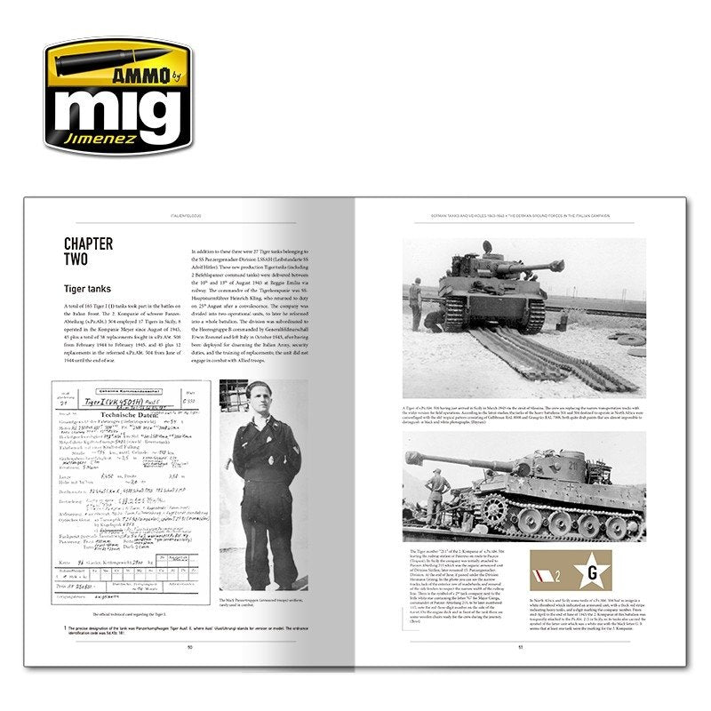 AMMO of Mig Jimenez 6261 ITALIENFELDZUG. GERMAN TANKS AND VEHICLES 1943-1945 VOL.1 (English) – imagen 3