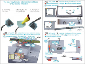 Quinta Studio QD35040 UAZ-452 3D-Printed &amp;amp; coloured Interior on decal paper (Zvezda) 1/35 – imagen 8