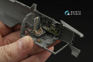 Quinta Studio QD35083 A6M2 Zero (Mitsubishi Prod.) 3D-Printed &amp;amp; coloured Interior on decal paper (Border Model) 1/35 – zdjęcie 7