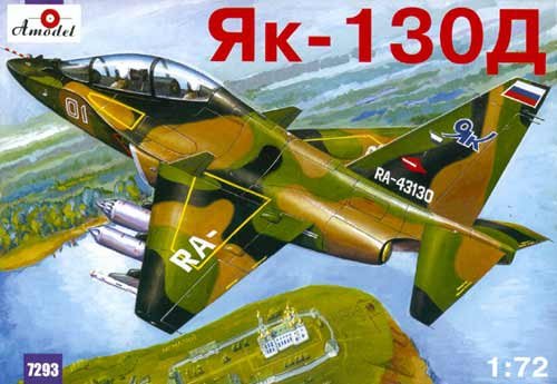 A-Model 07293 Yakovlev Yak-130D Avion d&amp;#39;entraînement à réaction moderne des forces aériennes russes 1/72