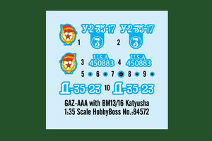 Hobby Boss 84572 GAZ-AAA with BM13/16 Katyusha 1/35 – imagen 20