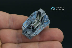 Quinta Studio QD48203 Su-27 3D-Printed &amp;amp; coloured Interior on decal paper ( Hobby Boss ) 1/48 – immagine 8