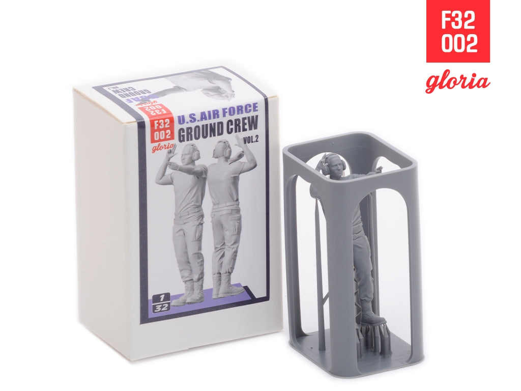 Gloria F32002 Ground Crew US Air Force vol.2 3D Printed Figures 1/32 – imagen 2