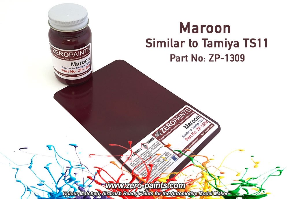 Peinture marron Zero Paints ZP-1309 - Similaire à la TS11 60 ml 
