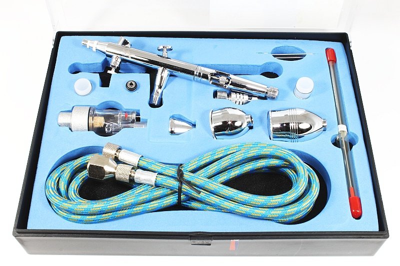 Amazing Art Aerograf AA-183K 15641 zestaw - dysze 0.2 mm, 0.3 mm, 0.5 mm – zdjęcie 2