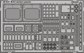 Panneaux de surface Eduard 48647 B-24 1/48 Revell