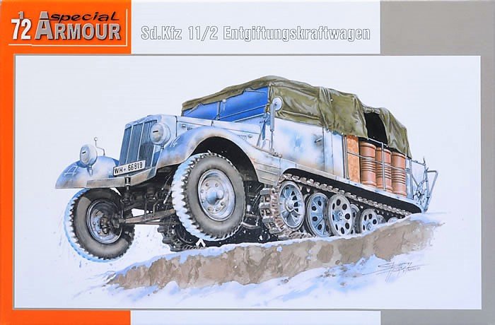 Armure spéciale 72010 Sd. Kfz 11/2 Entgiffungskraftwagen (1/72)