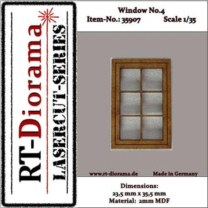 RT-Diorama 35907 Fenêtre n° 4 (3 pièces) 1/35