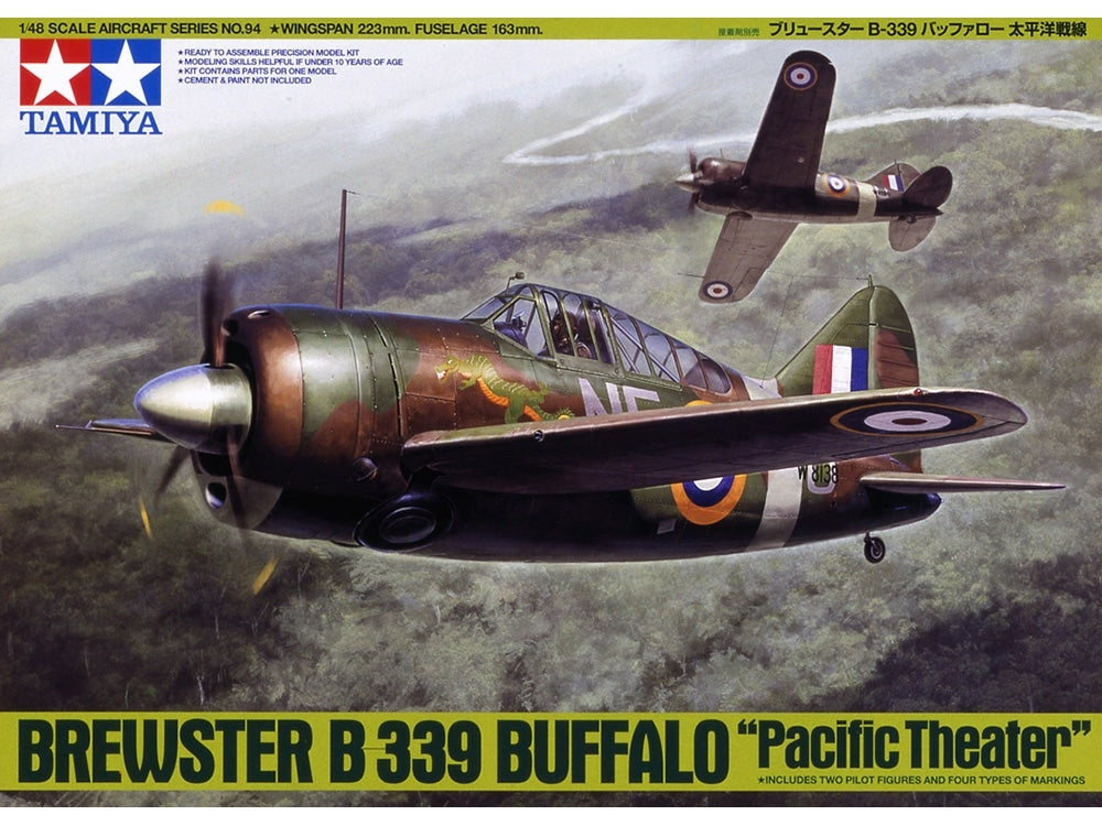 Tamiya 61094 Brewster B-339 Buffalo Pacific Theater 1/48 – Bild 2