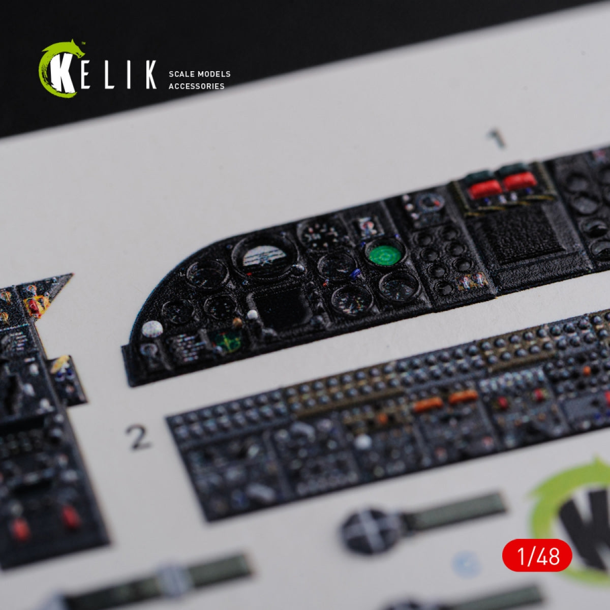KELIK K48090 CH-46E interior 3D decals for Academy kit 1/72 – imagen 3