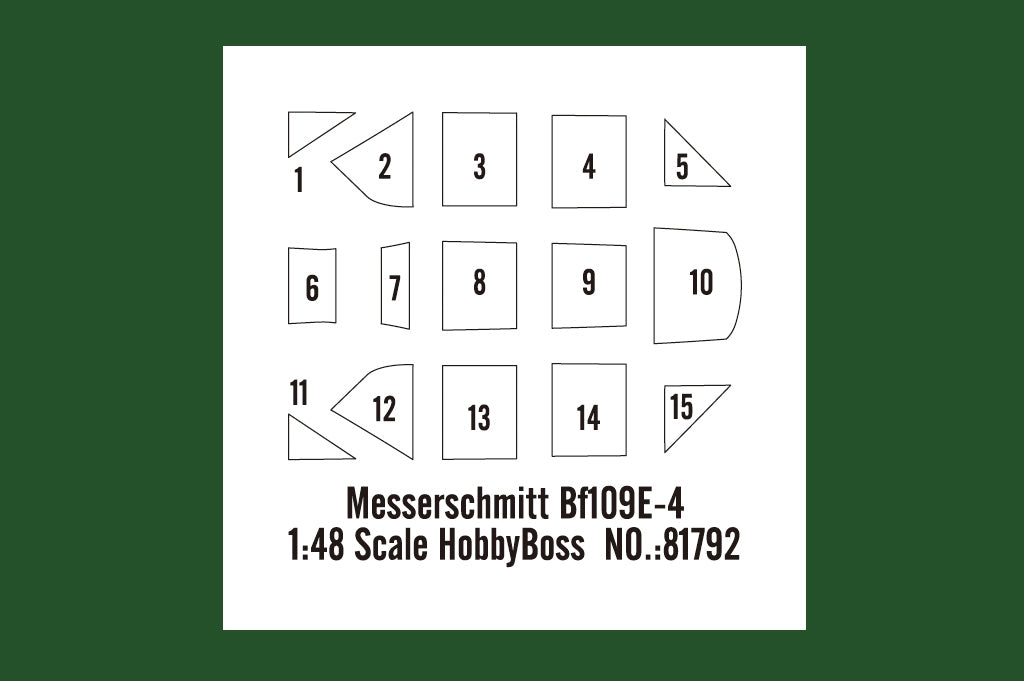 Hobby Boss 81792 Messerschmitt Bf109E-4 1/48 – imagen 3