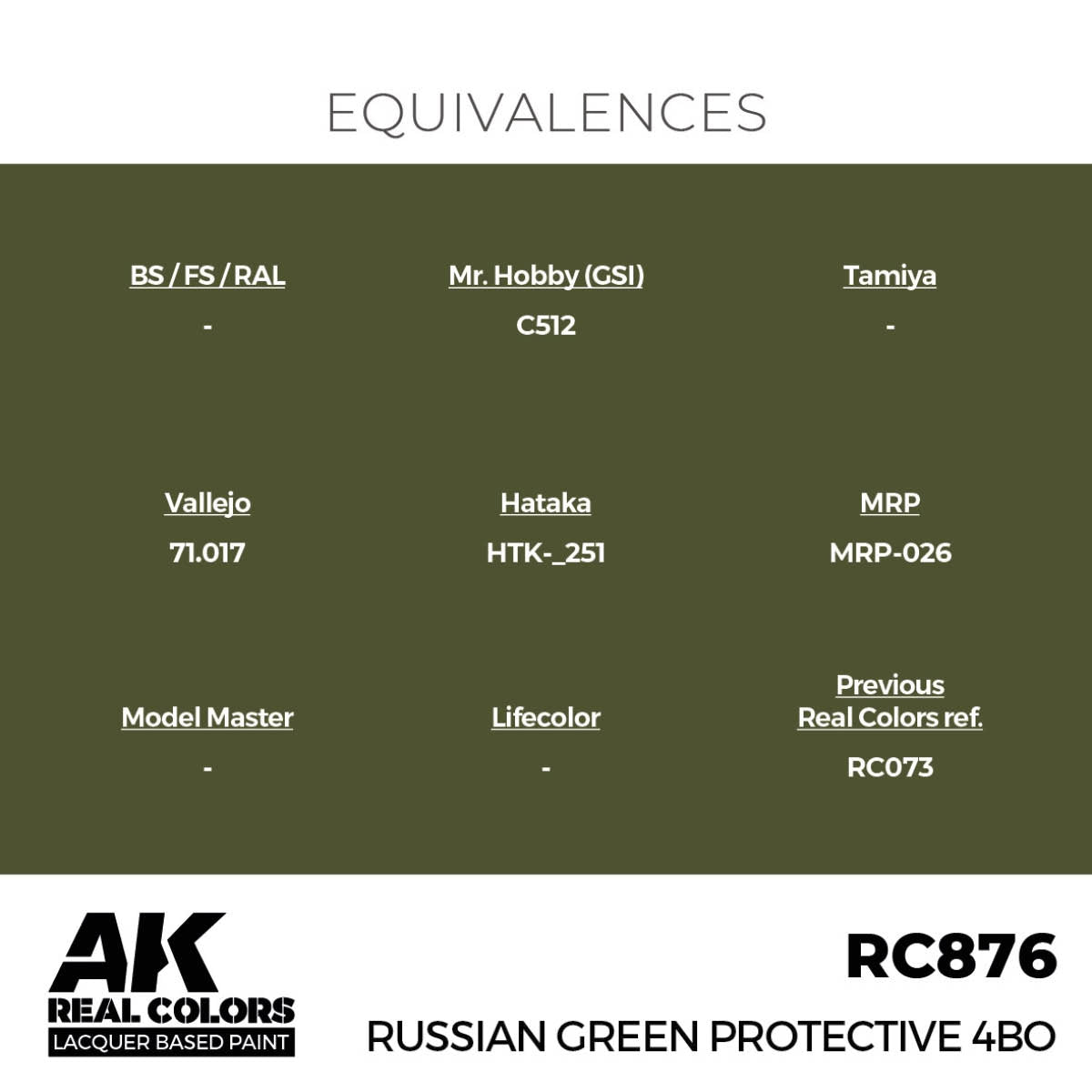 AK Interactive RC876 Russian Green Protective 4BO 17 ml – immagine 3