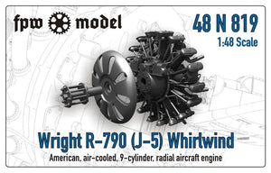 FPW Model 48N819 Wright J-5 (R-790) Whirlwind 1/48