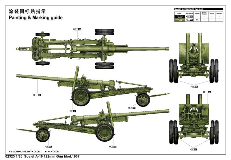 Trumpeter 02325 Soviet A-19 122mm Gun Mod.1937 1/35 – imagen 3