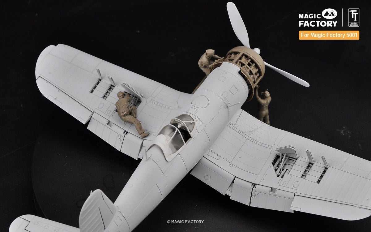 Magic Factory 7507 US WWII Ground Service Crew Set 1/48 – imagen 4