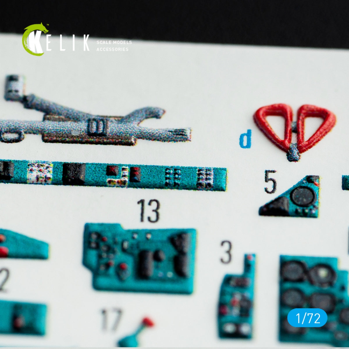 KELIK K72057 MIG-23 ML/MLA INTERIOR 3D DECALS FOR CLEARPROP KIT 1/72 – Bild 3