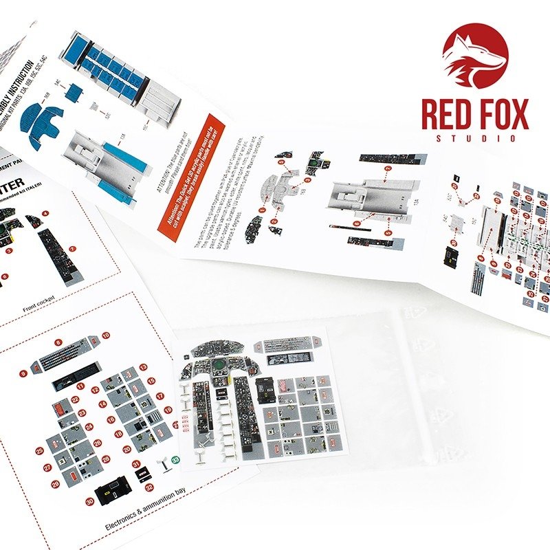 Red Fox Studio QS-32124 F-104S Starfighter (for Italeri kit) 1/32 – imagen 4