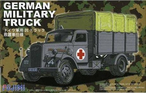 Fujimi 722238 German Military Truck Opel Blitz 3t Ambulance 1/72