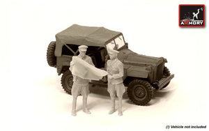 Armory Models F7201 RKKA officers with map (WWII) 1/72