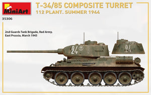 MiniArt 35306 T-34/85 COMPOSITE TURRET. 112 PLANT. SUMMER 1944 1/35 – zdjęcie 10