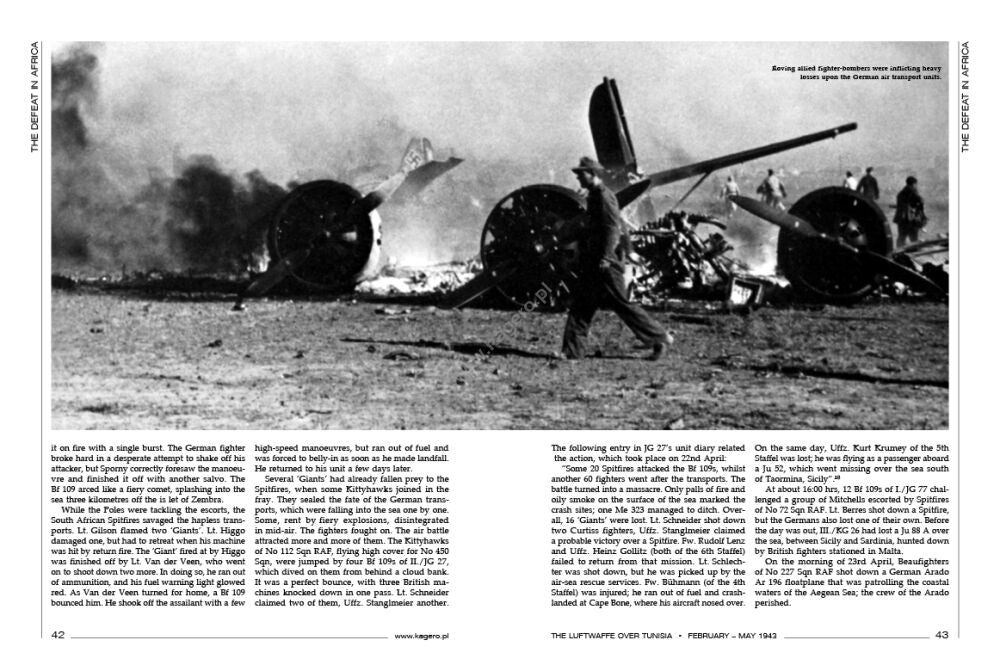 Kagero 12010 Luftwaffe over Tunisia vol. II February – May 1943 EN – immagine 2