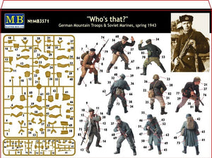 Master Box 3571 Who is that? German mountain troops and Soviet Marines (Spring 1943) 6 figures set 1/35 – zdjęcie 4