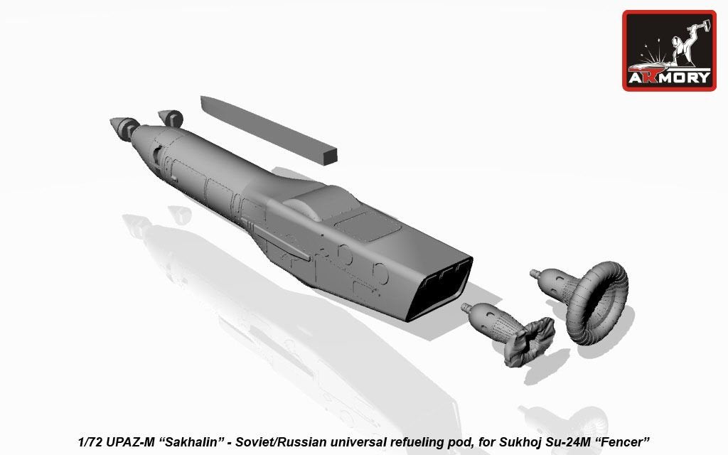 Armory Models ACA7276 UPAZ-M “Sakhalin”, Soviet/Russian universal refueling pod 1/72 – immagine 3
