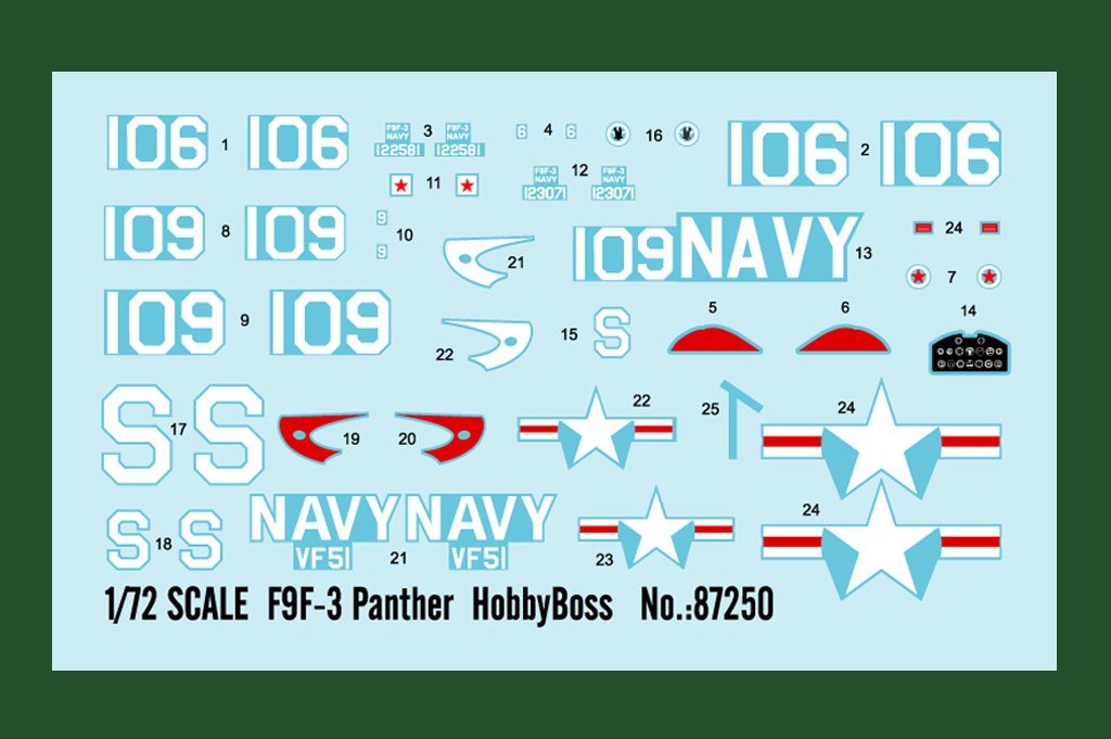 Hobby Boss 87250 F9F-3 Panther 1/72 – immagine 3