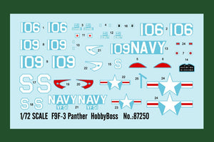 Hobby Boss 87250 F9F-3 Panther 1/72 – immagine 3