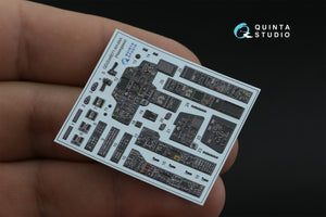 Quinta Studio QDS-48571 AH-64A 3D-Printed &amp;amp; coloured Interior on decal paper (Hasegawa) (small version) 1/48 – immagine 5